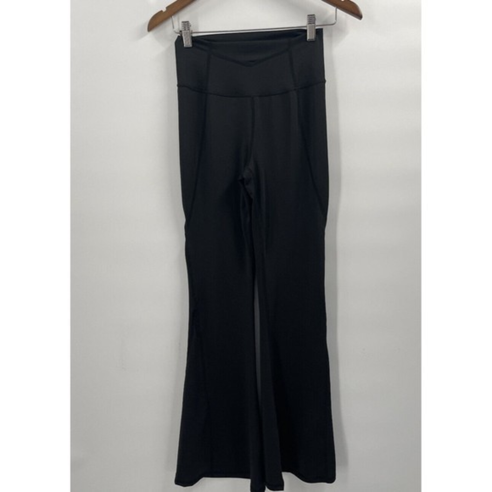SHEIN Black High Waisted Flare Leggings Athletic Pants Size S